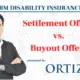 Settlement v. Buyout