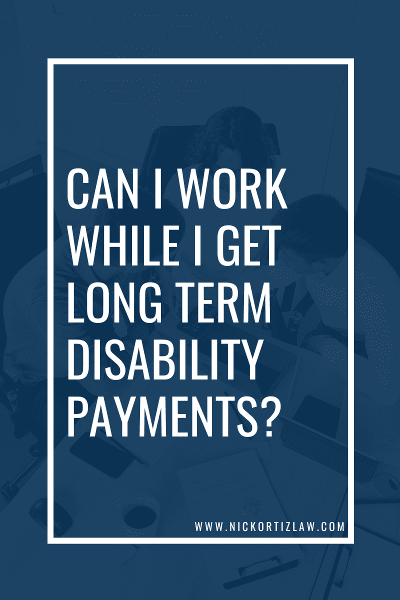 can you work part time while on long term disability canada